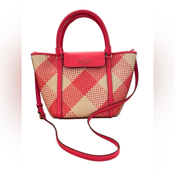 kate spade Handbags - Kate Spade Cruise Gingham Medium Tote